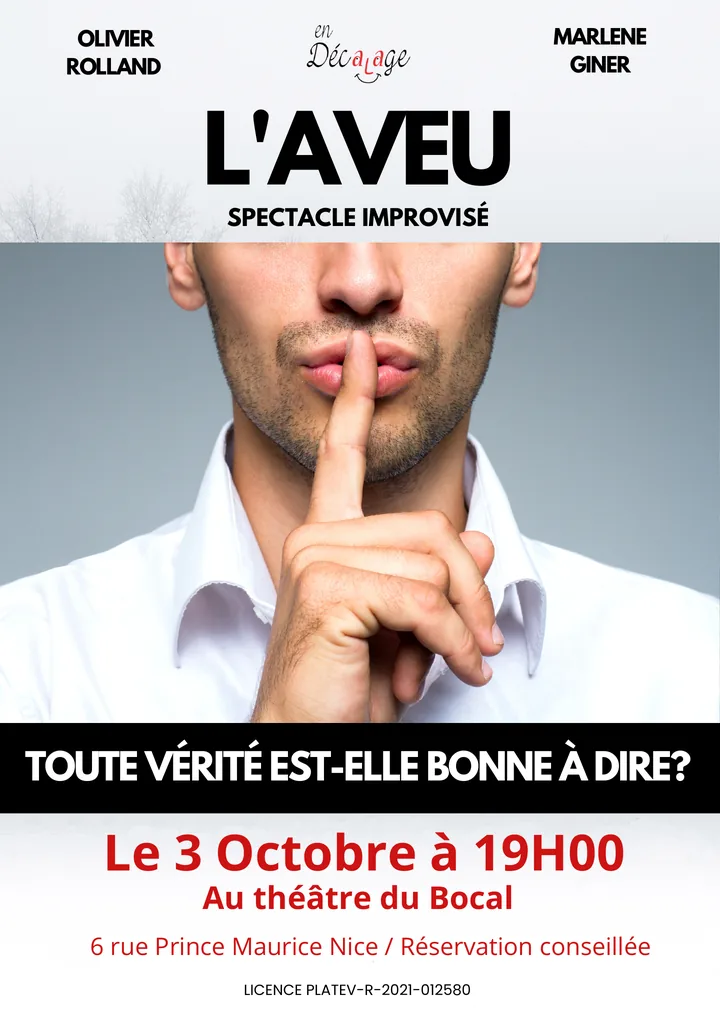 Affiche L'Aveu